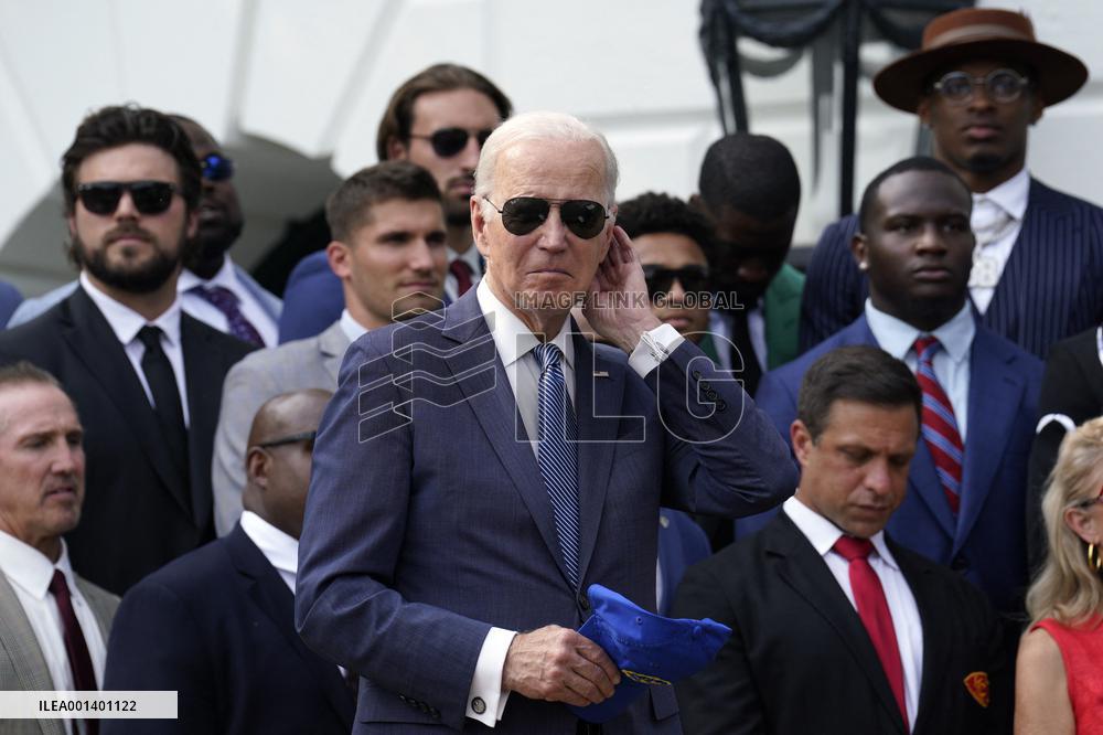 Joe Biden welcomes Kansas City Chiefs - Washington