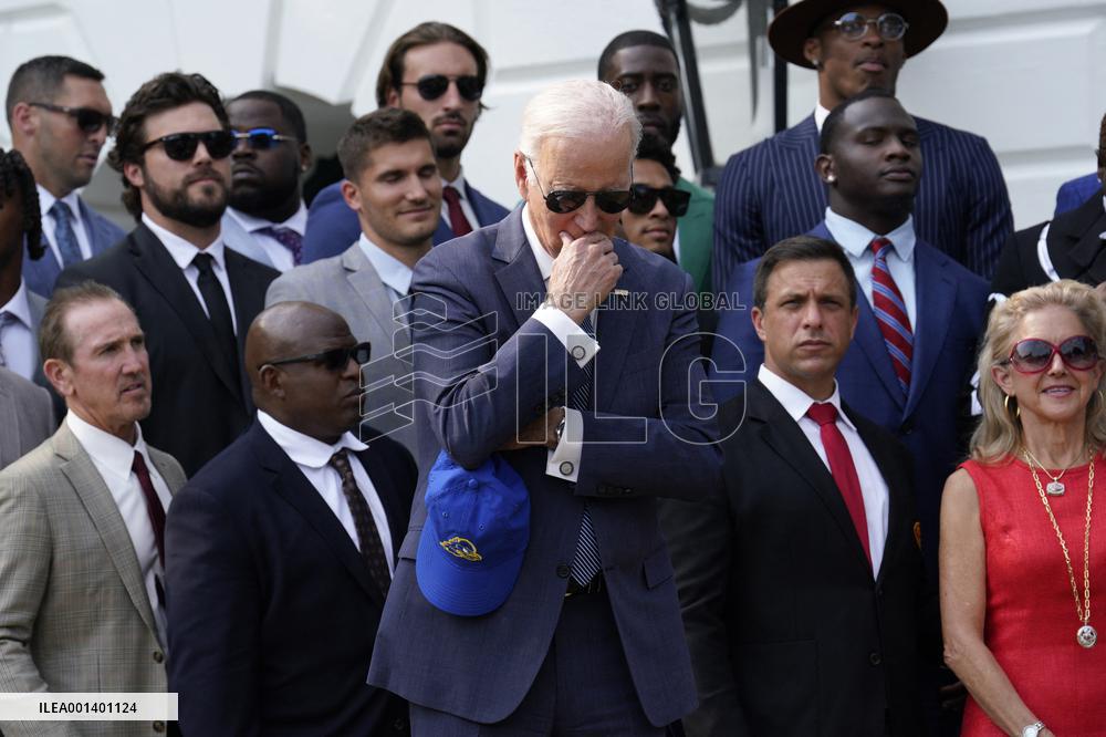 Joe Biden welcomes Kansas City Chiefs - Washington