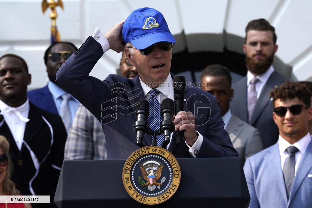 Joe Biden welcomes Kansas City Chiefs - Washington