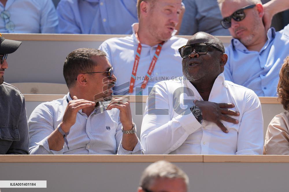 Roland Garros 2023 - Celebrities In The Stands - Day 9 NB