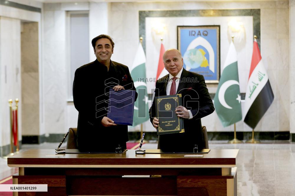 IRAQ-BAGHDAD-PAKISTANI FM-VISIT