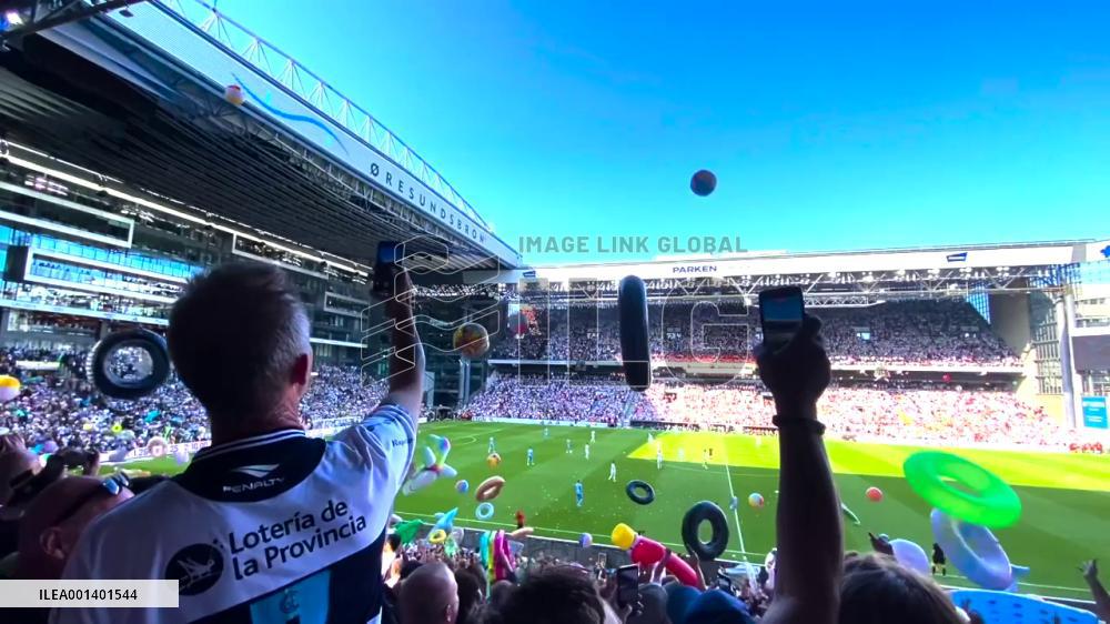 Fans celebrate FC Copenhagen's 15th Danish Superliga title