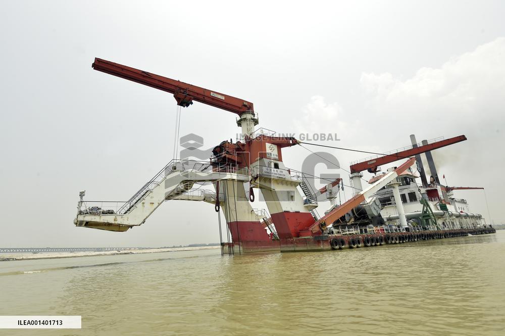 BANGLADESH-DHAKA-CHINESE-BUILT-PADMA BRIDGE-RIVER TRAINING