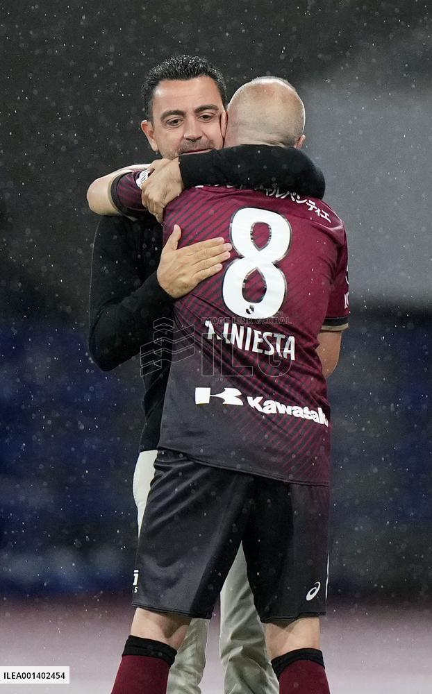 Football: Barcelona vs. Vissel Kobe friendly