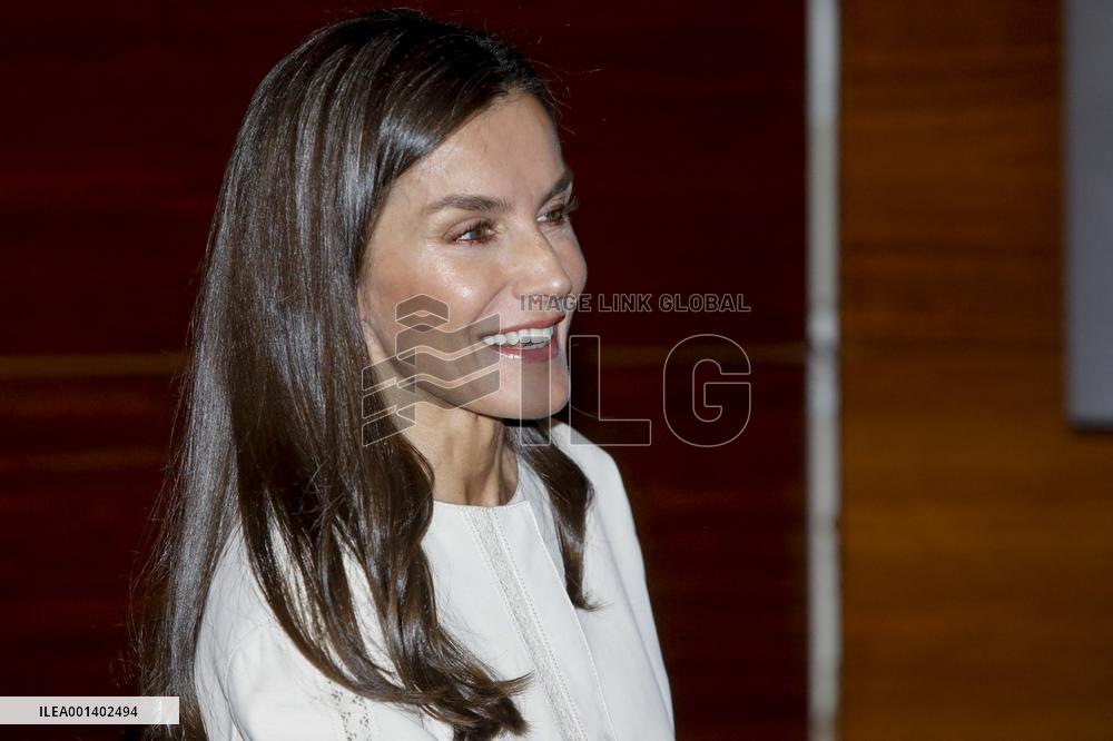 Queen Letizia Attends FAD Meeting - Madrid