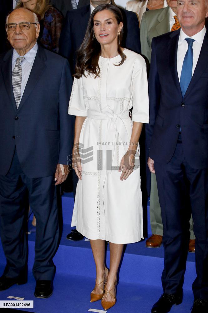 Queen Letizia Attends FAD Meeting - Madrid
