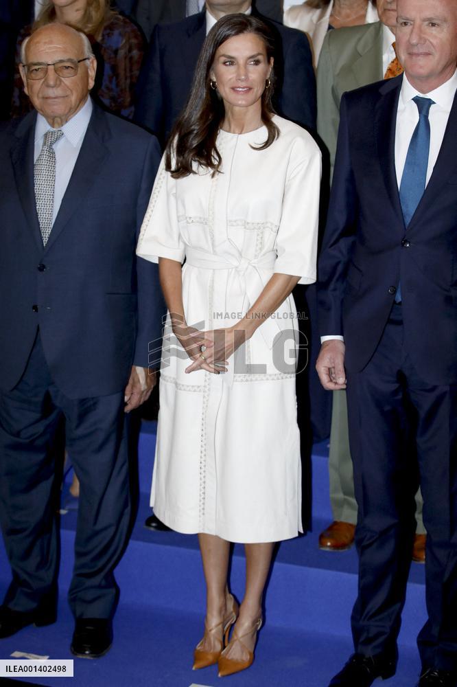 Queen Letizia Attends FAD Meeting - Madrid