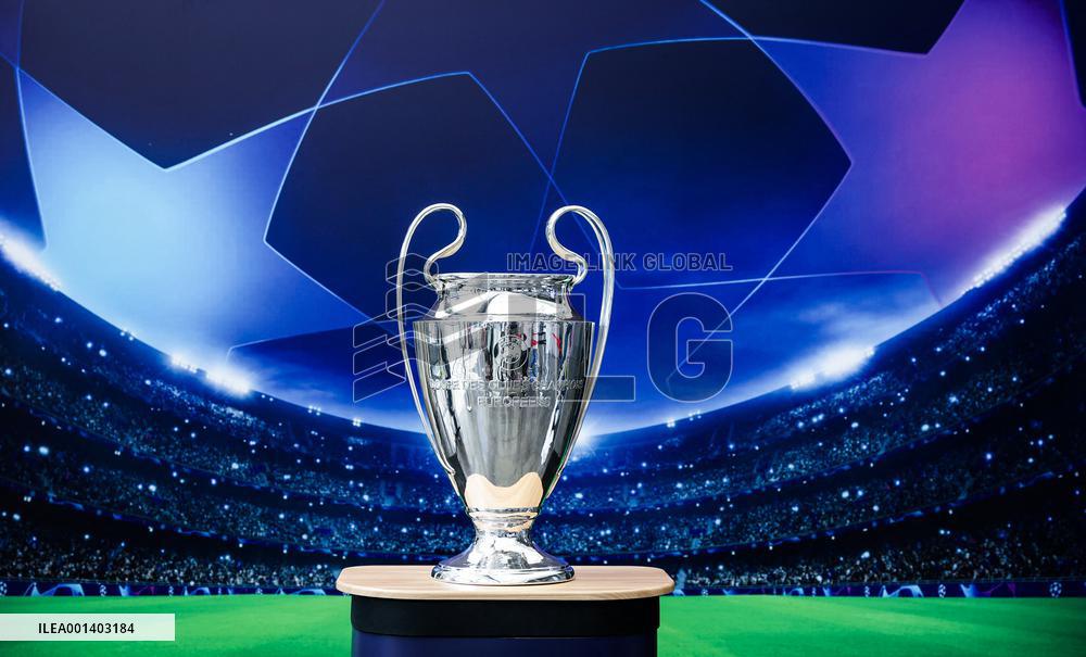 UEFA Champions League Trophy has arrived Istanbul