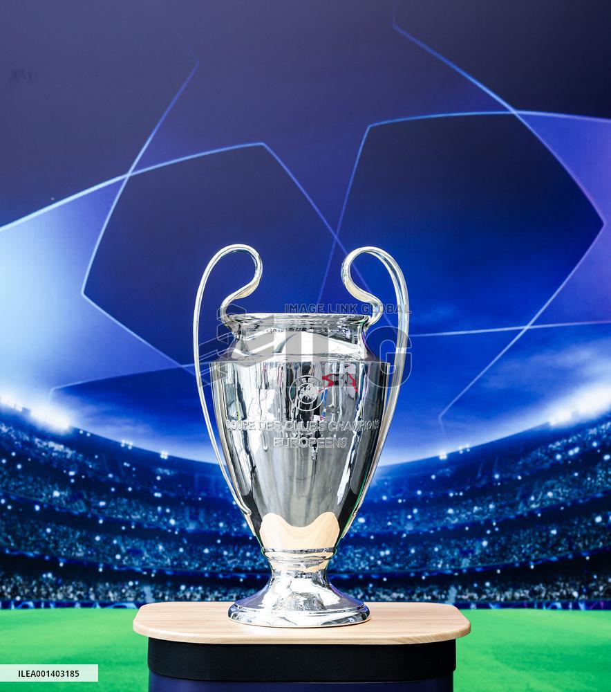 UEFA Champions League Trophy has arrived Istanbul