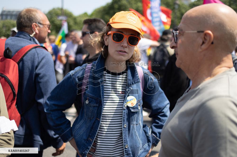 14th day of protest against the pensions reform - Paris