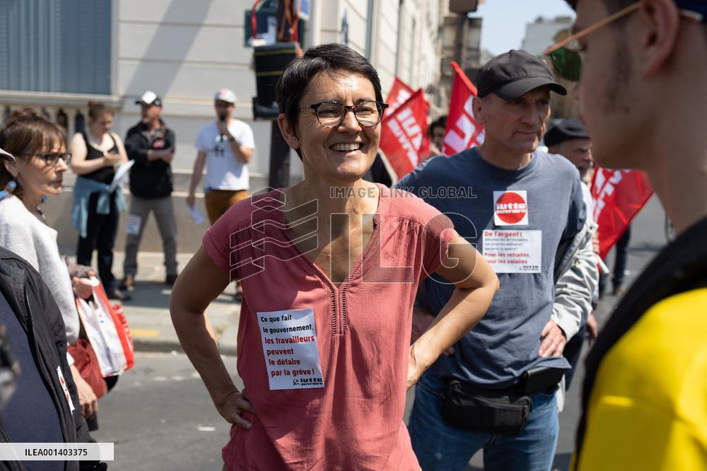 14th day of protest against the pensions reform - Paris
