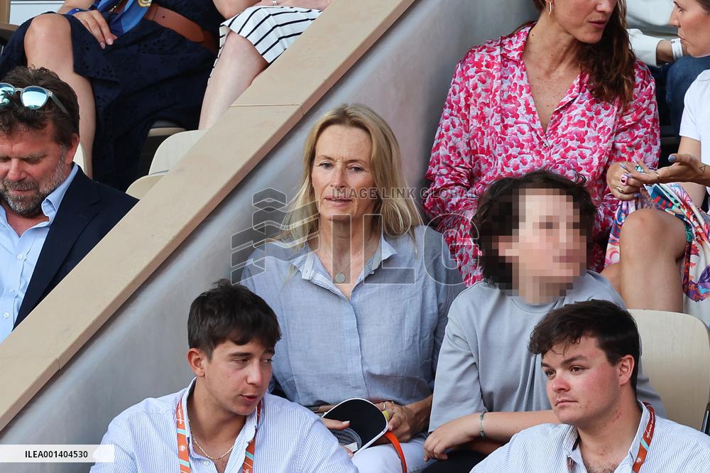 Roland Garros 2023 - Celebrities In The Stands - Day 10 NB
