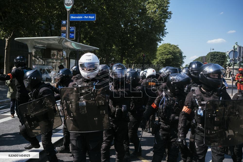 Demonstration Against Pension Reform - Paris