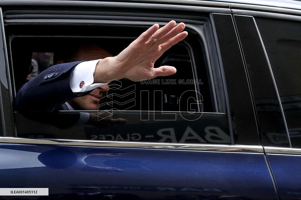 President Macron At D-Day 79th Anniversary - Colleville