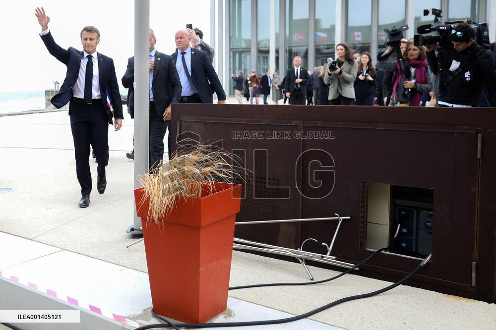 President Macron At D-Day 79th Anniversary - Colleville
