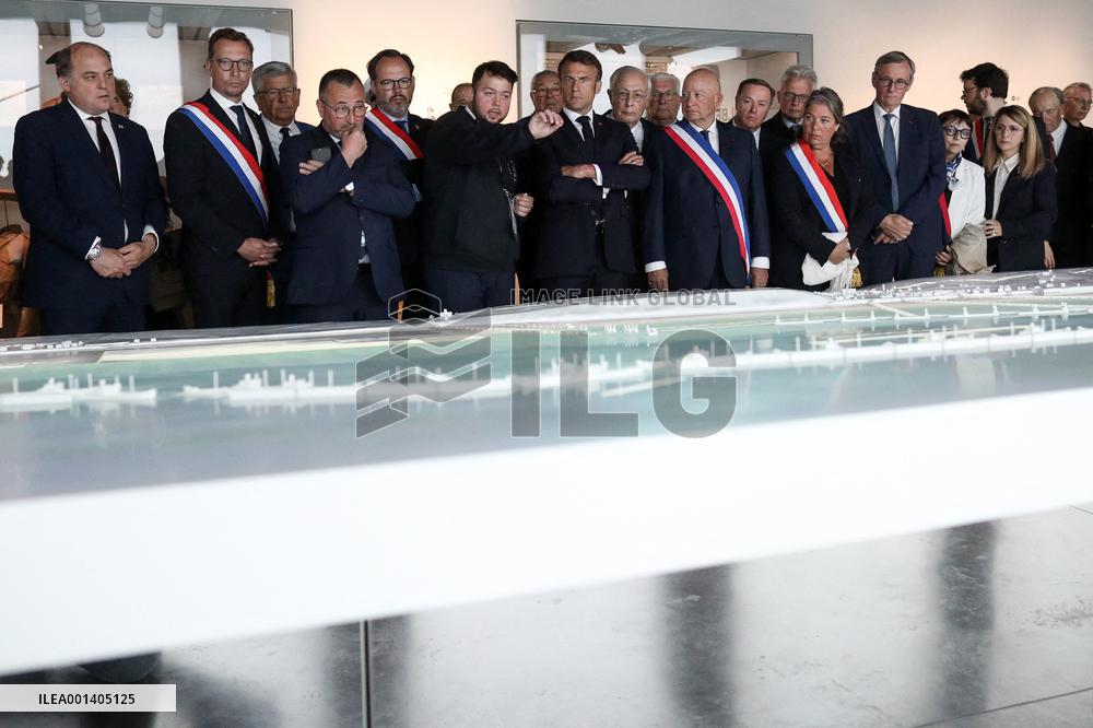 President Macron At D-Day 79th Anniversary - Colleville
