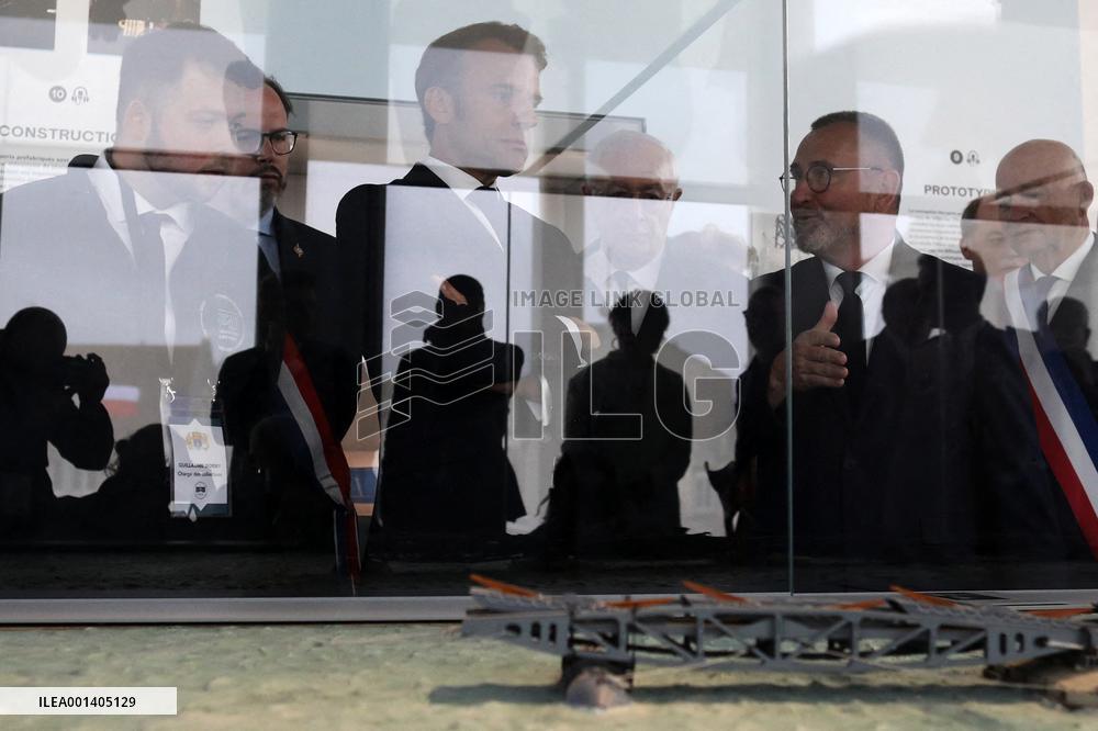 President Macron At D-Day 79th Anniversary - Colleville