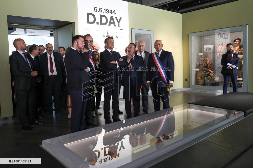 President Macron At D-Day 79th Anniversary - Colleville