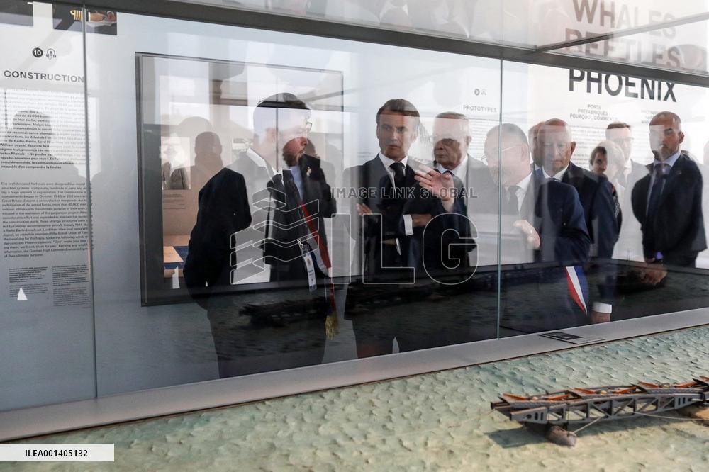 President Macron At D-Day 79th Anniversary - Colleville