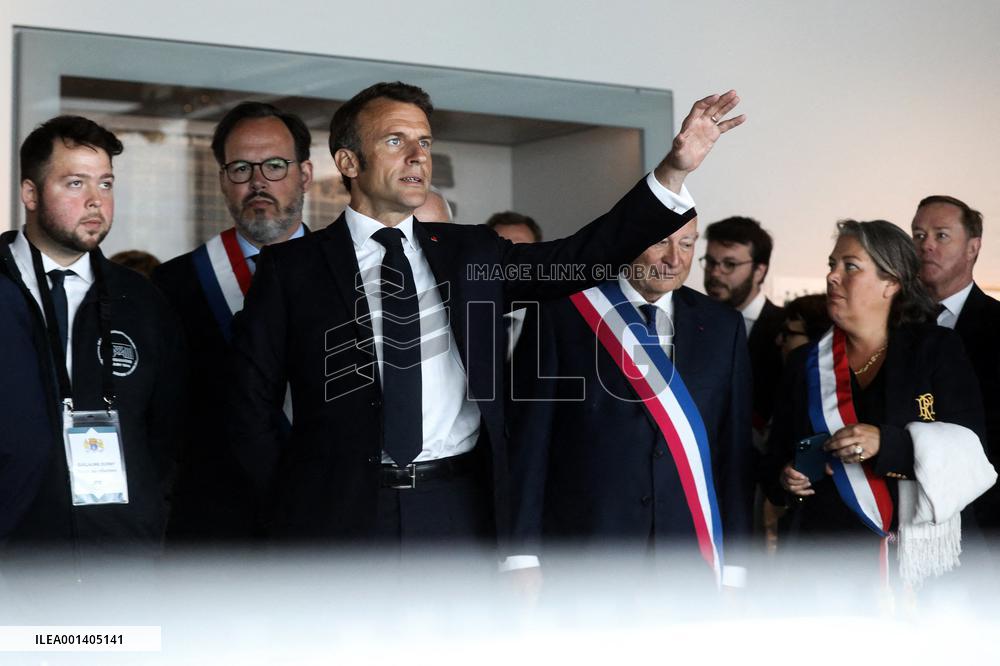 President Macron At D-Day 79th Anniversary - Colleville