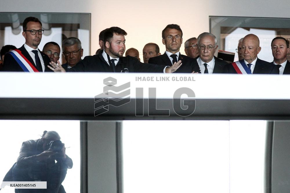 President Macron At D-Day 79th Anniversary - Colleville