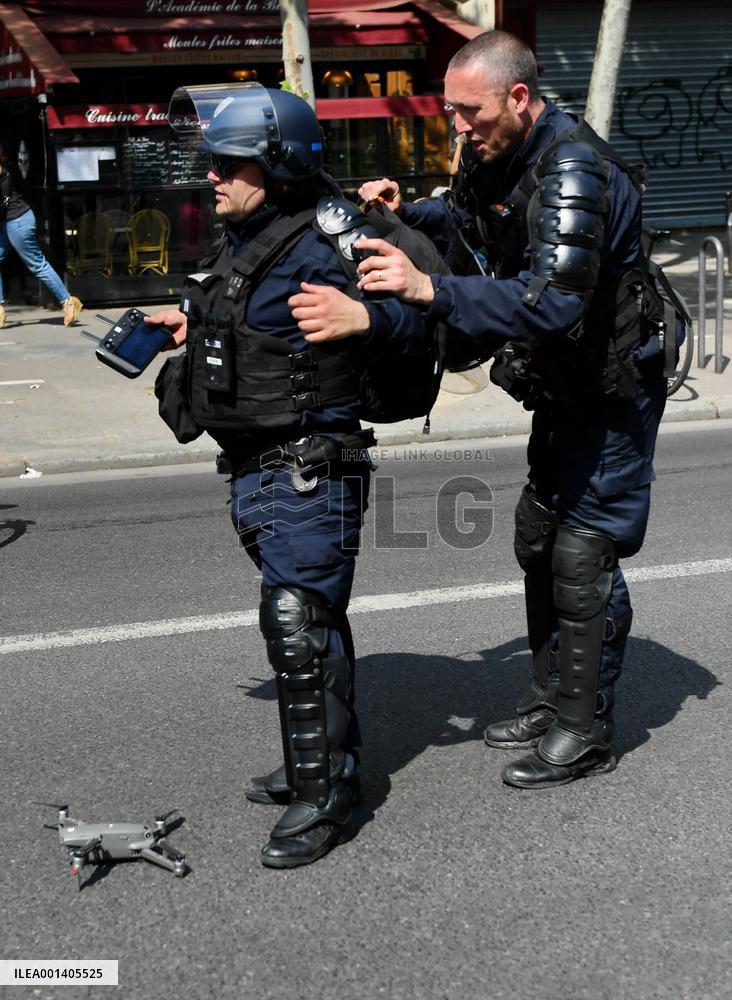 Demonstration Against Pension Reform - Paris