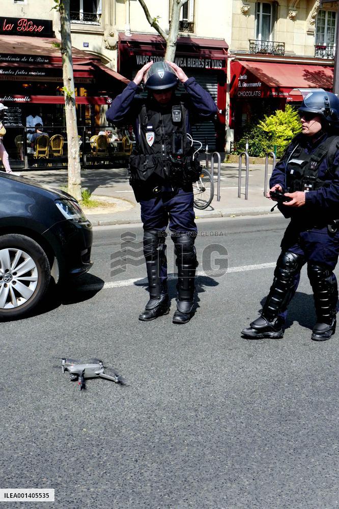 Demonstration Against Pension Reform - Paris