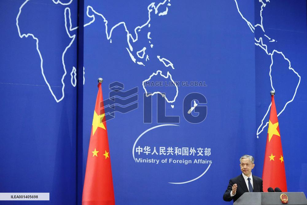 Chinese Foreign Ministry spokesman Wang Wenbin
