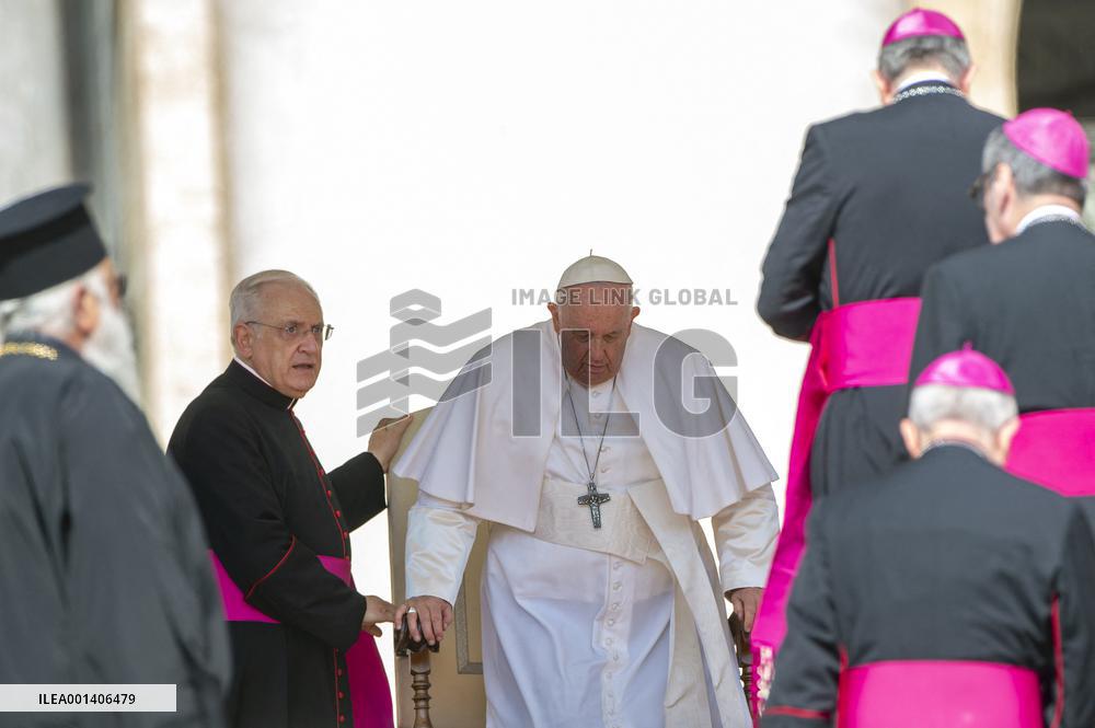 Pope Francis Weekly General Audience - Vatican