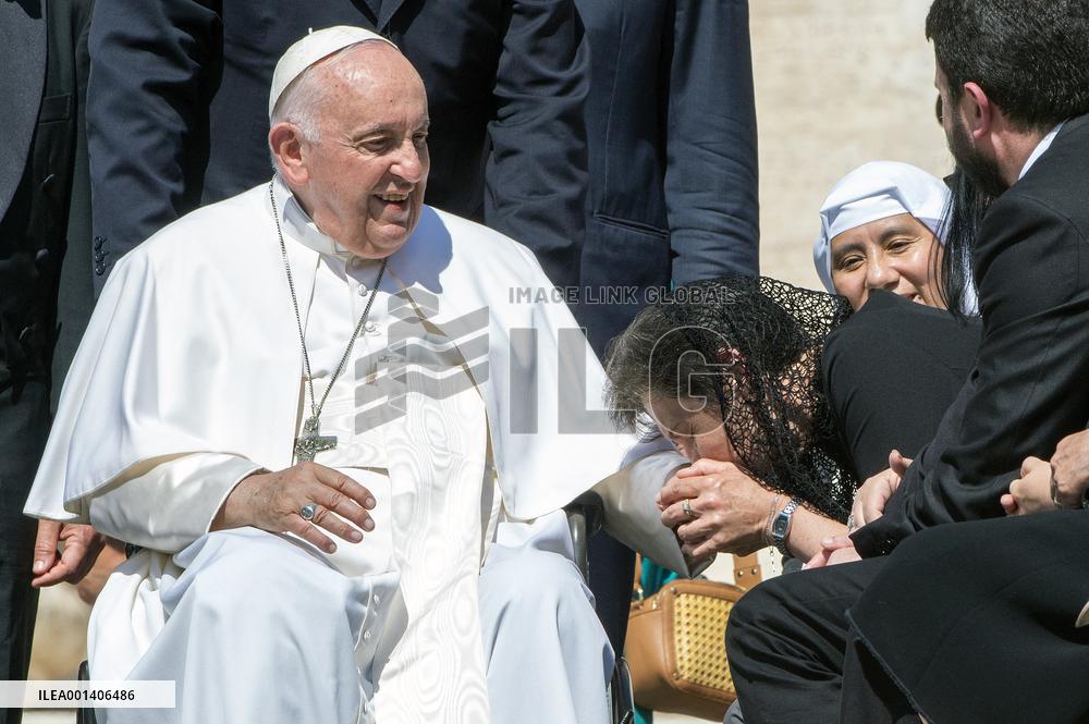 Pope Francis Weekly General Audience - Vatican