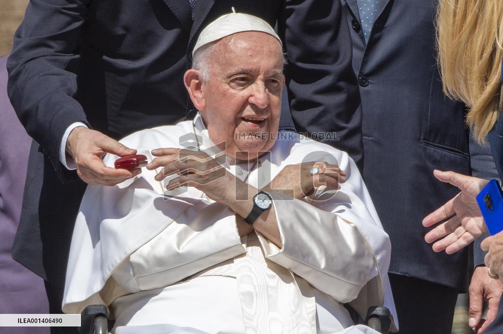 Pope Francis Weekly General Audience - Vatican