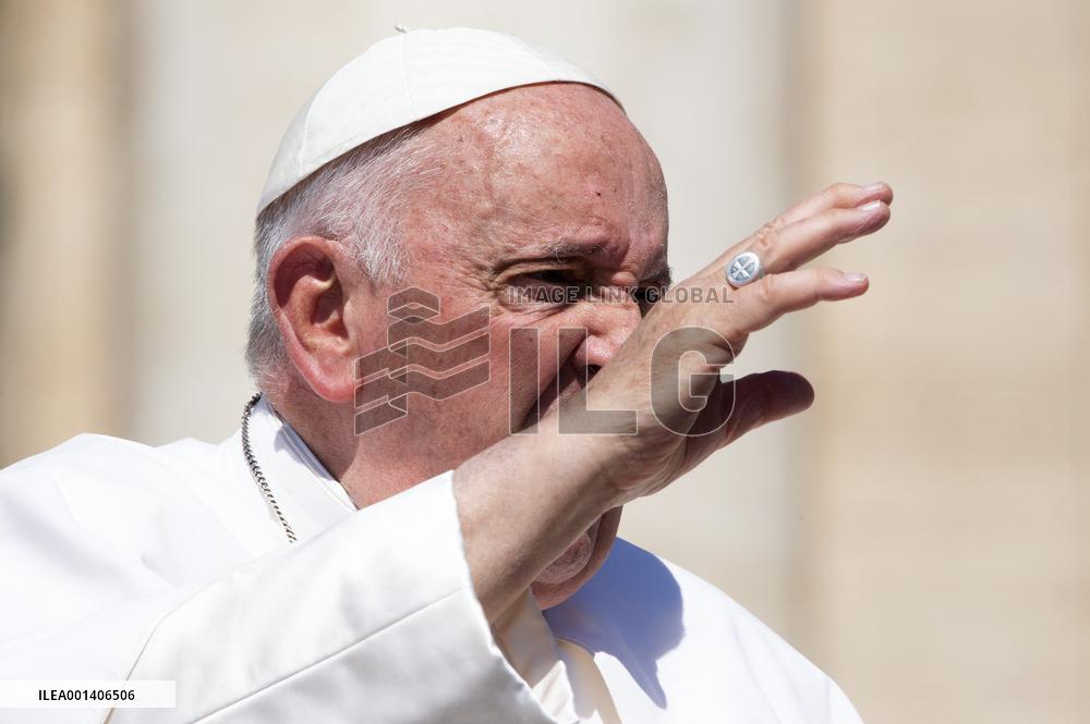 Pope Francis Weekly General Audience - Vatican