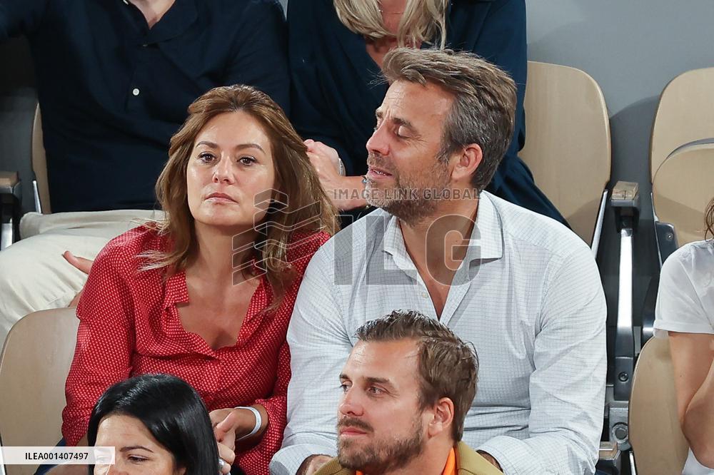 Roland Garros 2023 - Celebrities In The Stands - Day 11 NB
