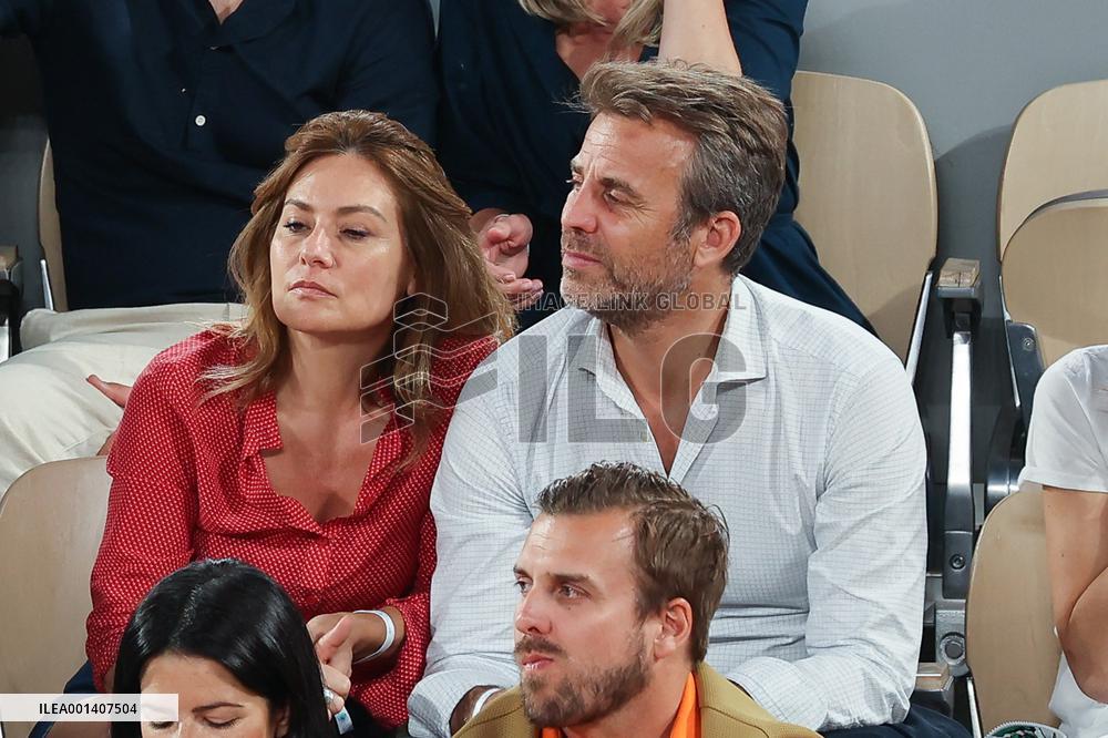 Roland Garros 2023 - Celebrities In The Stands - Day 11 NB