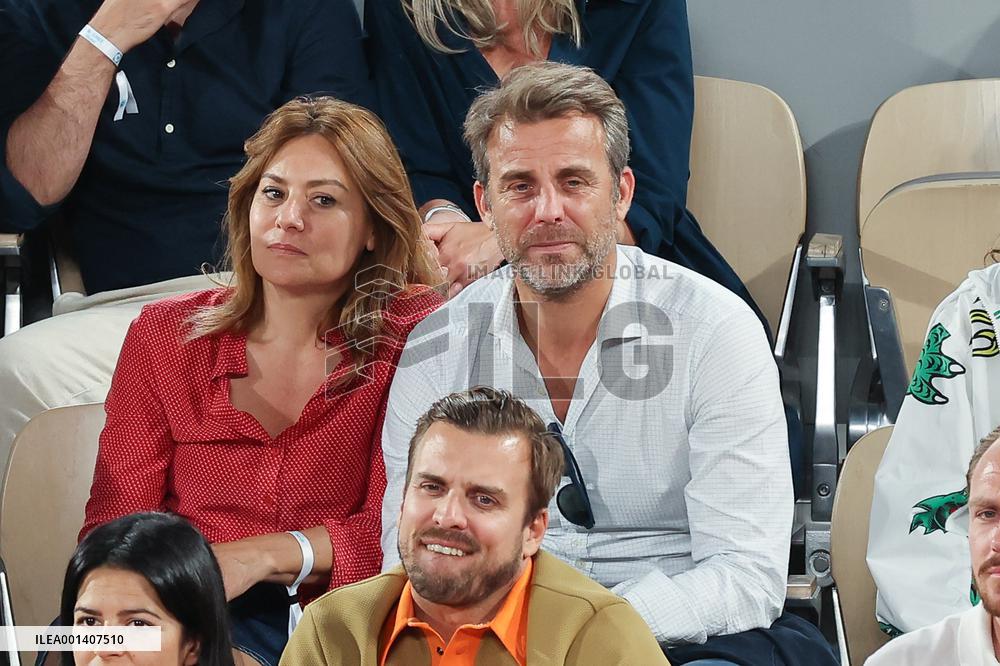 Roland Garros 2023 - Celebrities In The Stands - Day 11 NB