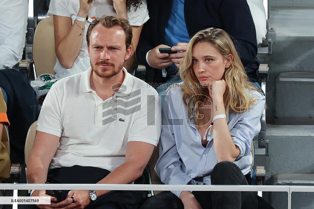Roland Garros 2023 - Celebrities In The Stands - Day 11 NB