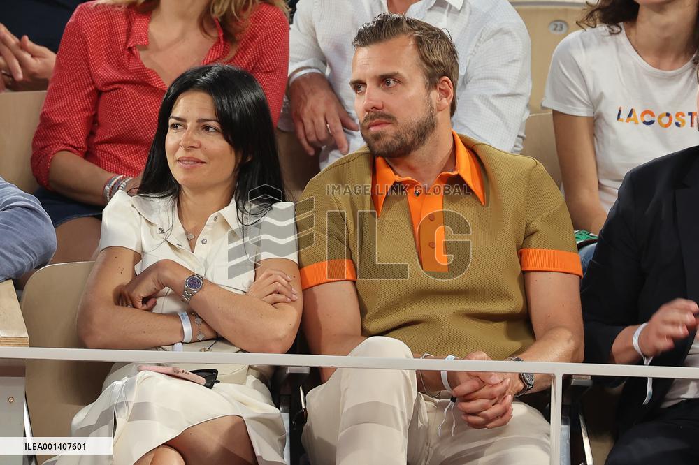 Roland Garros 2023 - Celebrities In The Stands - Day 11 NB