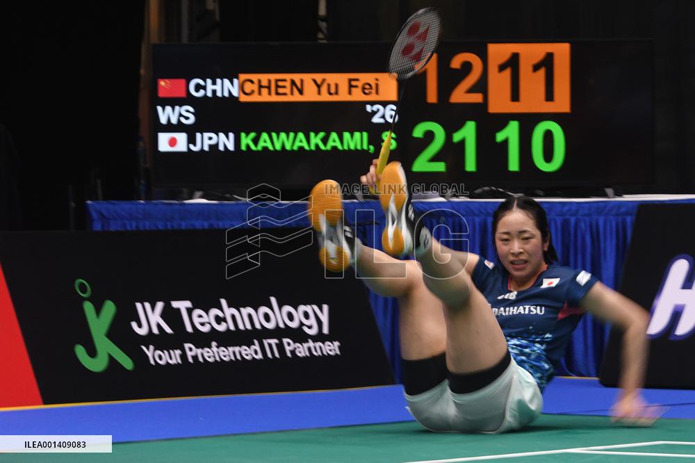 (SP)SINGAPORE-BADMINTON-SINGAPORE OPEN 2023-WOMEN'S SINGLES