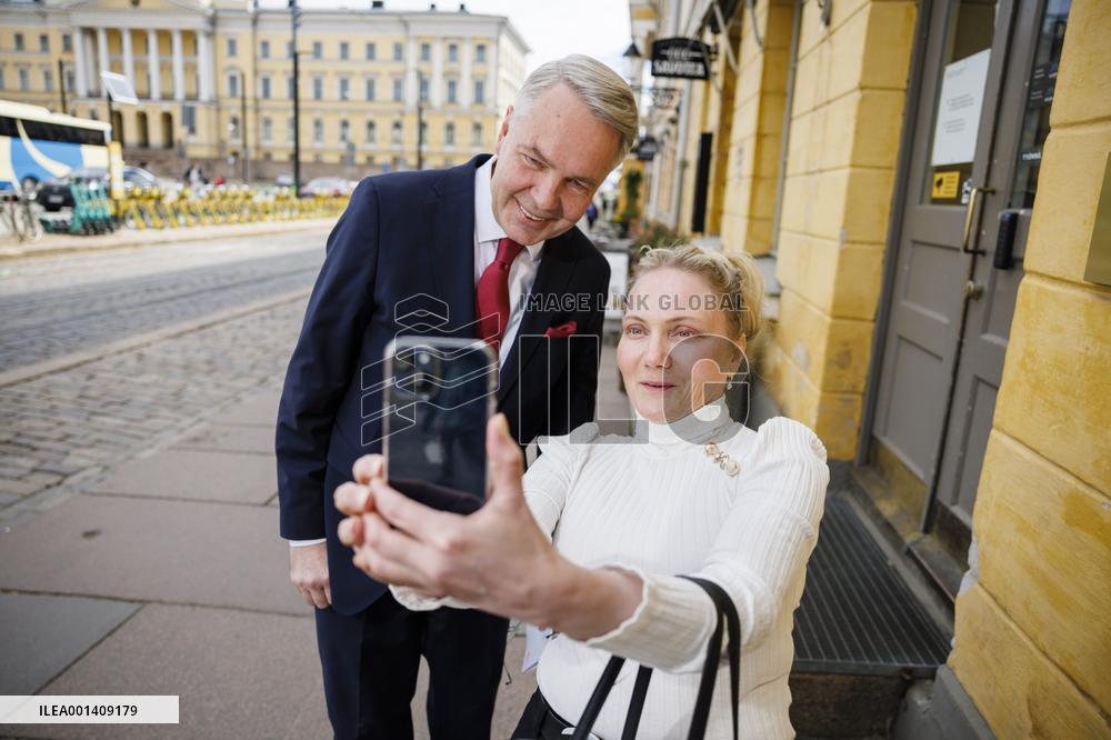 Finnish Foreign Minister Pekka Haavisto