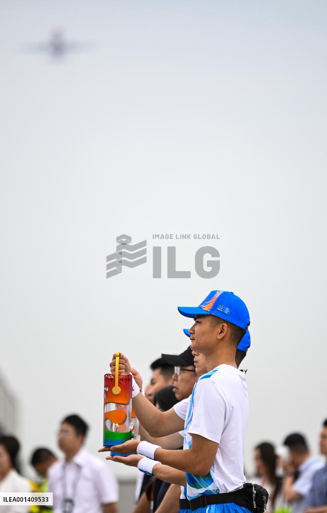 (SP)CHINA-CHENGDU-WORLD UNIVERSITY GAMES-TORCH RELAY-LAUNCH CEREMONY (CN)