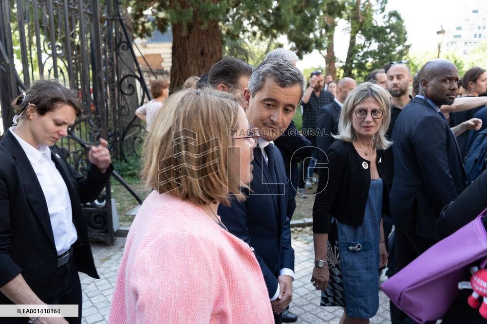 PM Borne In Annecy After The Knife Attack