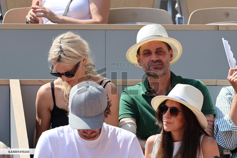 Roland Garros 2023 - Celebrities In The Stands - Day 12 NB