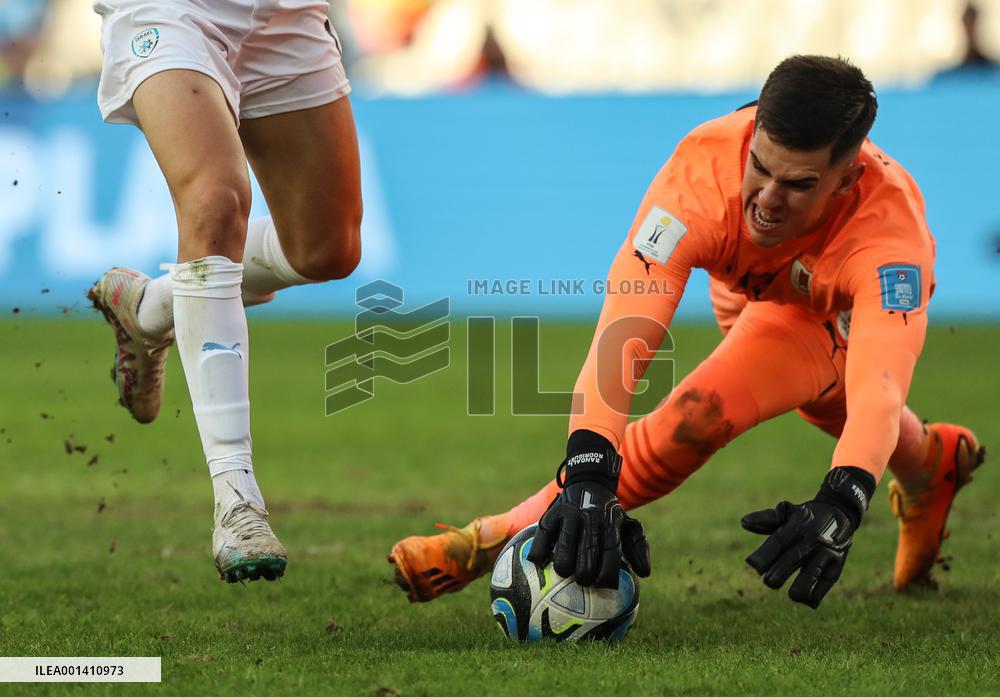 (SP)ARGENTINA-LA PLATA-FOOTBALL-2023 FIFA U20 WORLD CUP-SEMIFINAL-URUGUAY VS ISRAEL