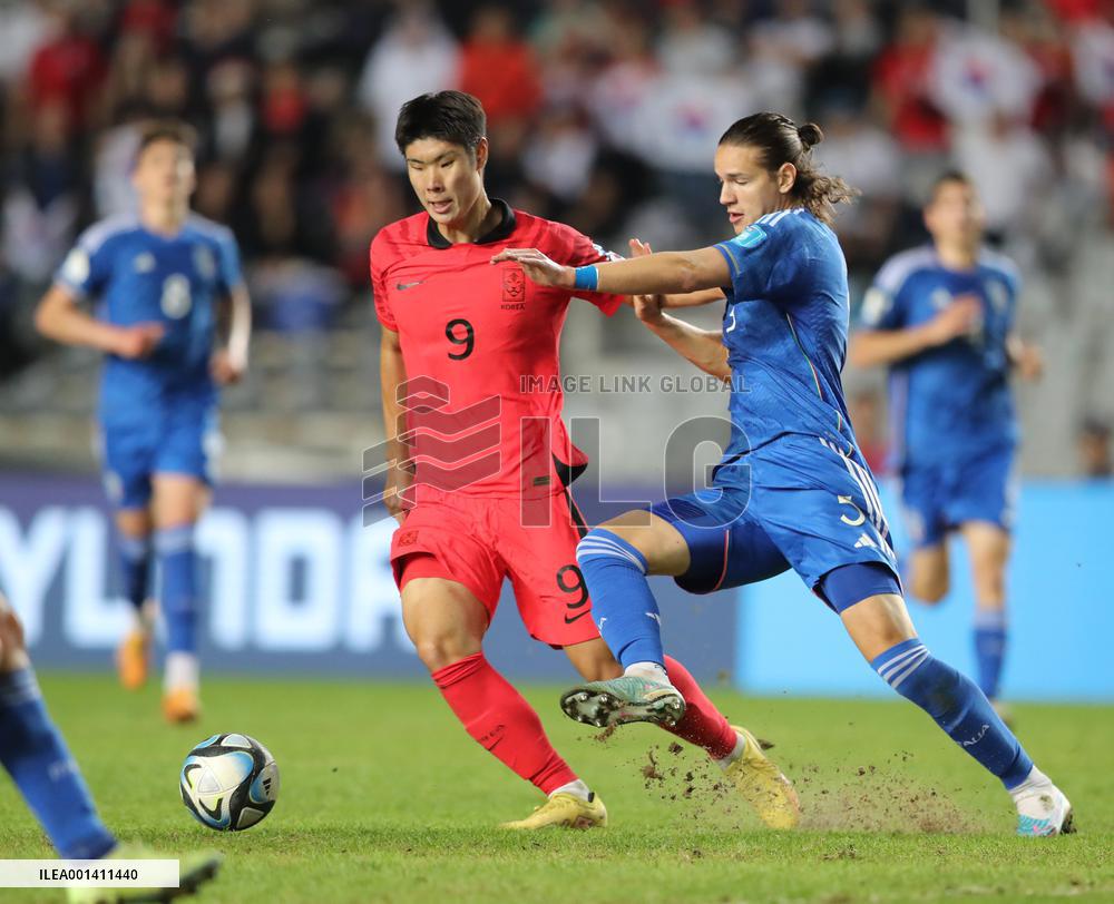 (SP)ARGENTINA-LA PLATA-FOOTBALL-2023 FIFA U20 WORLD CUP-SEMIFINAL-SOUTH KOREA VS ITALY