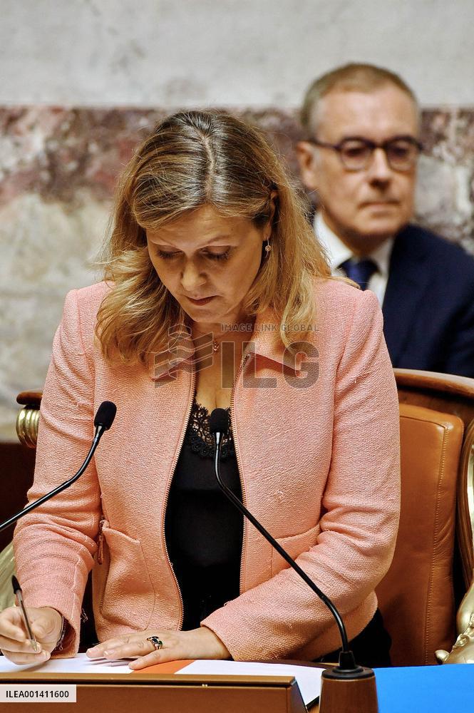 National Assembly Debates The Liot Law On The Repeal Of Pension Reform - Paris