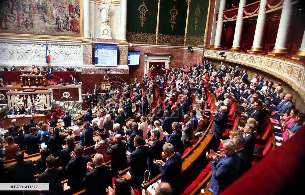 National Assembly Debates The Liot Law On The Repeal Of Pension Reform - Paris