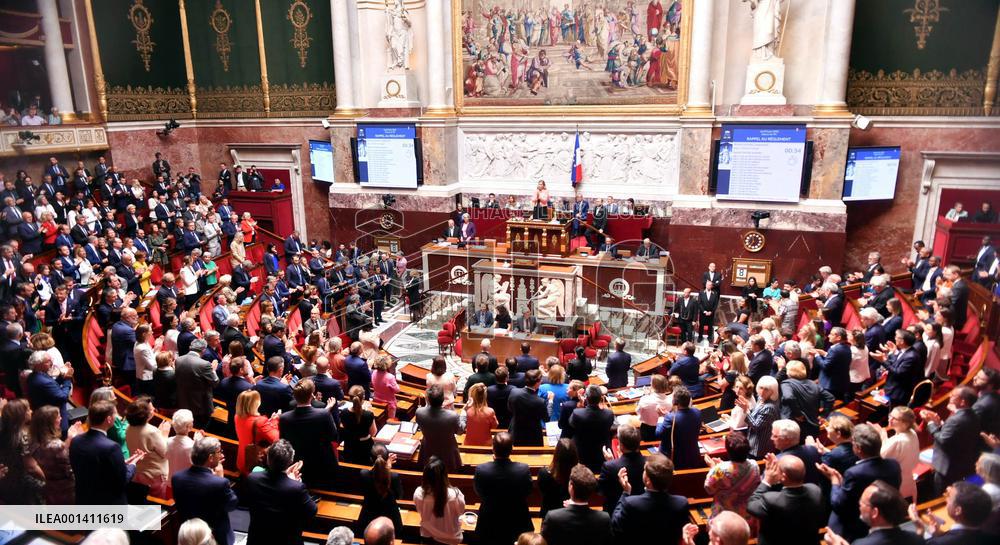 National Assembly Debates The Liot Law On The Repeal Of Pension Reform - Paris