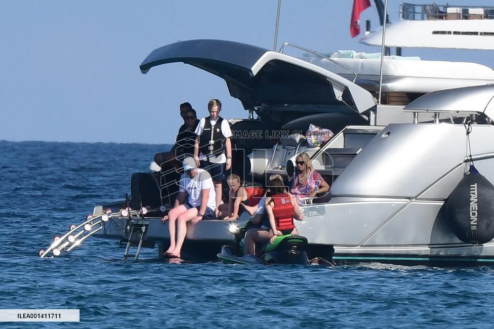 Oliver Kahn At Club 55 - St Tropez