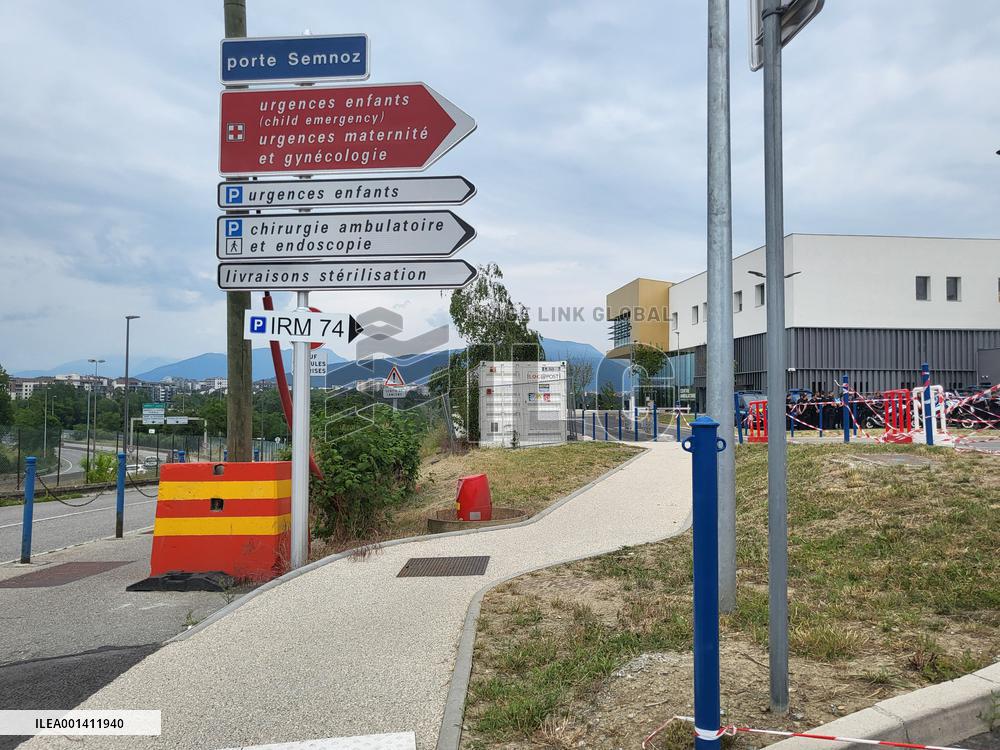 Illustration Of Annecy Hospital