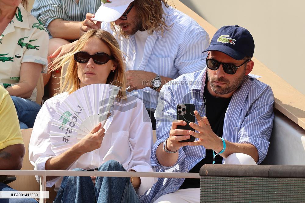 Roland Garros 2023 - Celebrities In The Stands - Day 13 NB
